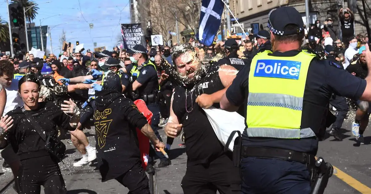 Over 250 arrested after violent anti-lockdown rallies in Melbourne, Sydney: Police